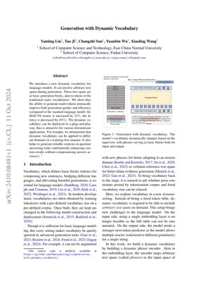 Capa do documento PDF - Geração com Vocabulário Dinâmico: Um Novo Paradigma para Modelos de Linguagem