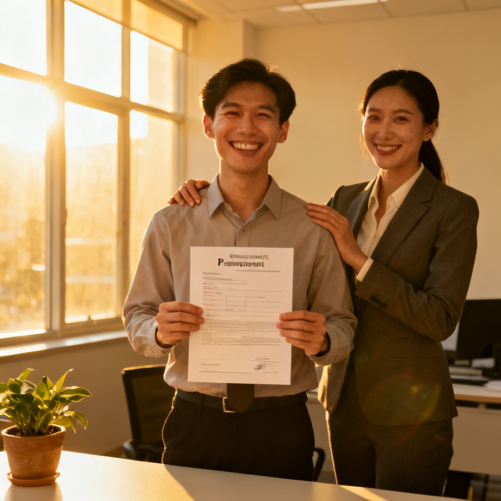 Become a permanent employee 图片