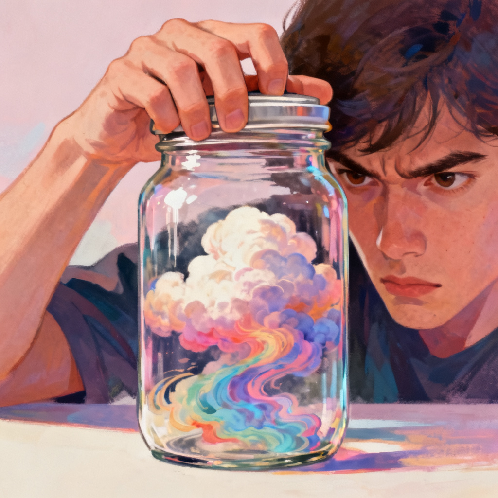 Bottle up emotions 图片