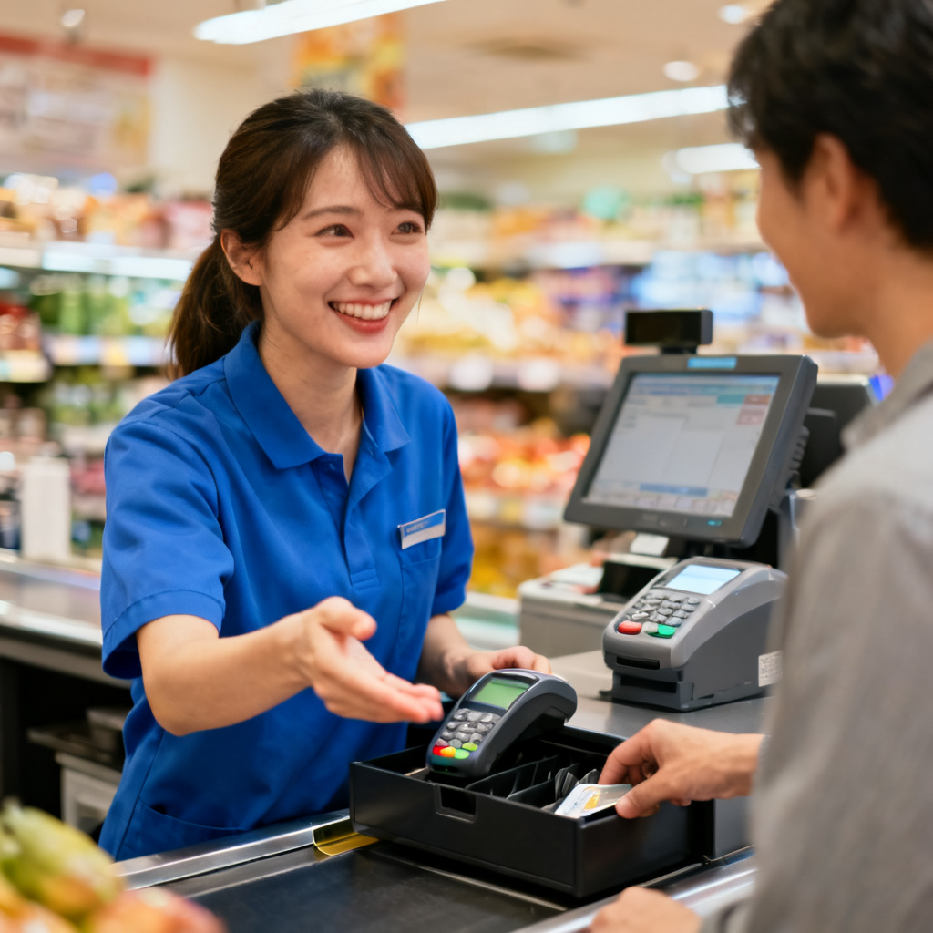 Cash or card? 图片