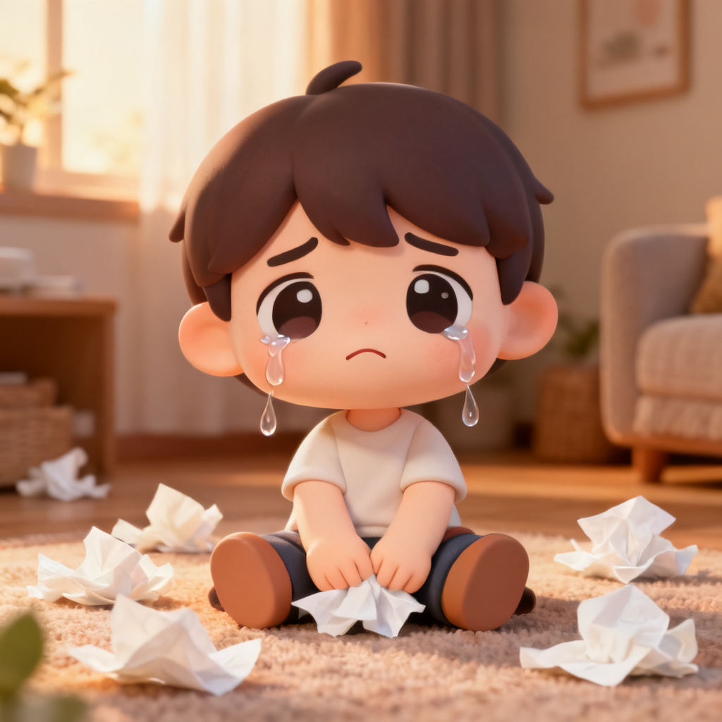 Cry one's heart out 图片