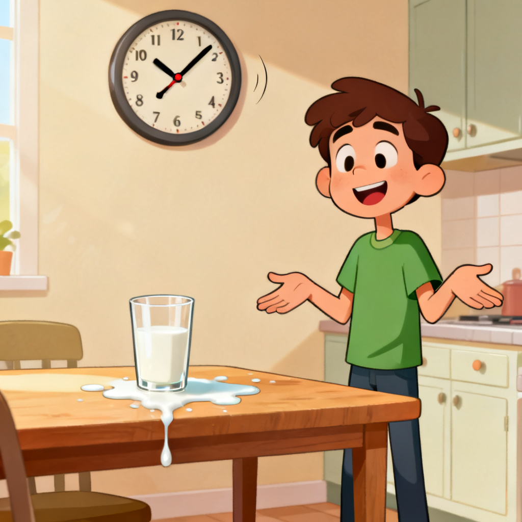 Cry over spilled milk 图片