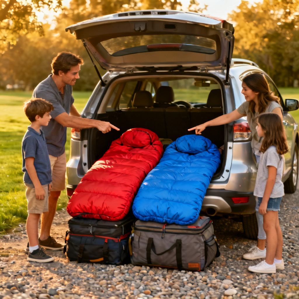 Don't forget to pack the sleeping bags 图片