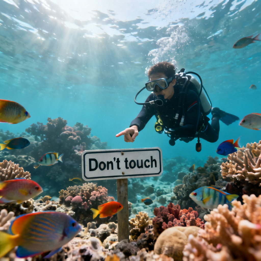 Don't touch the marine life 图片