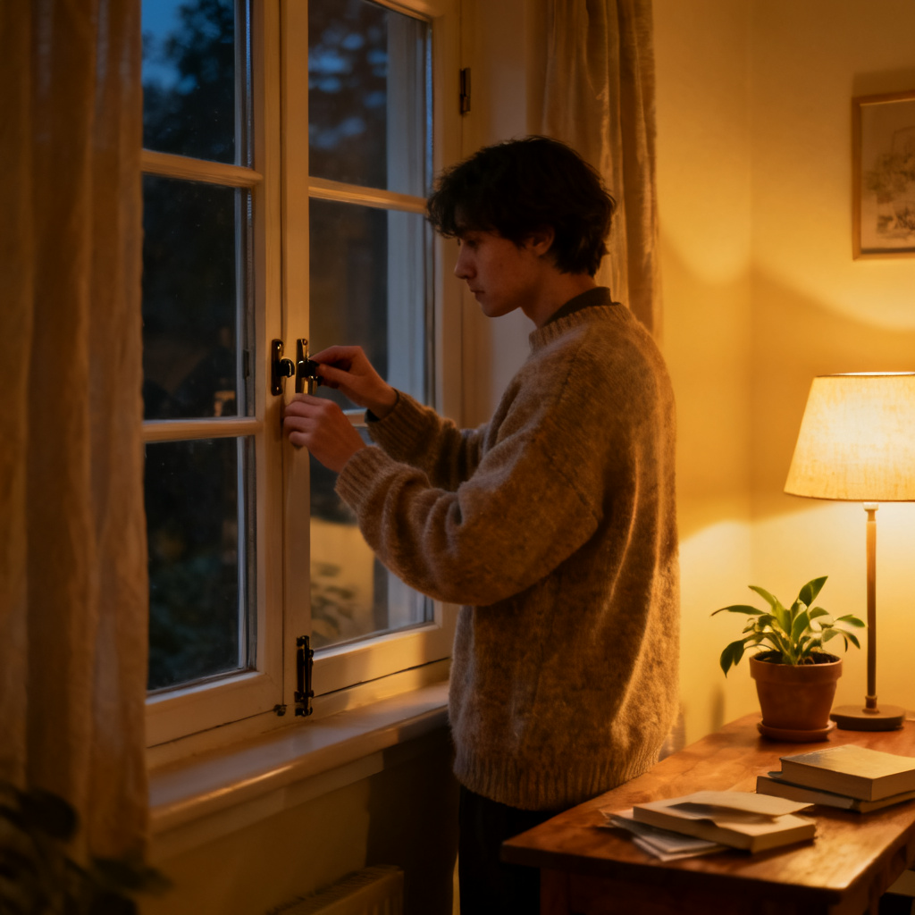 Ensure all doors and windows are closed 图片