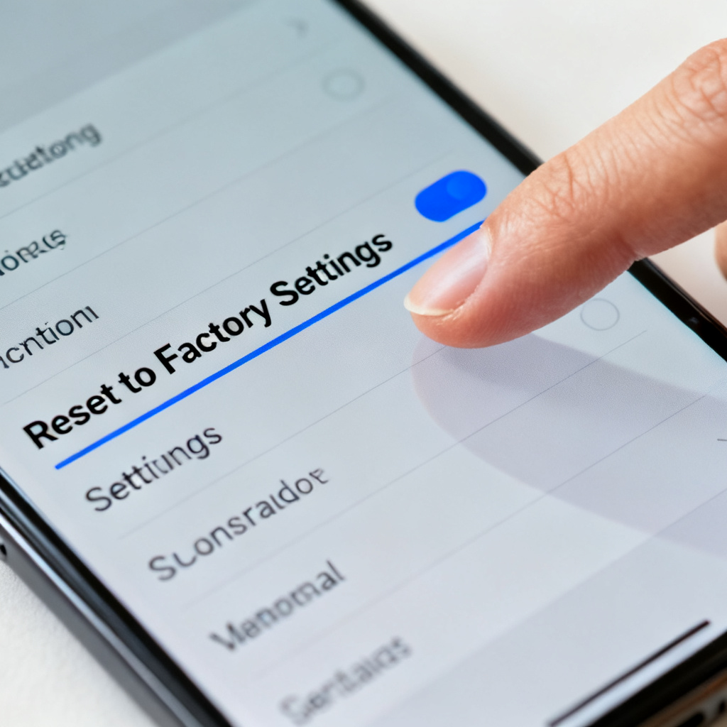 Factory reset 图片