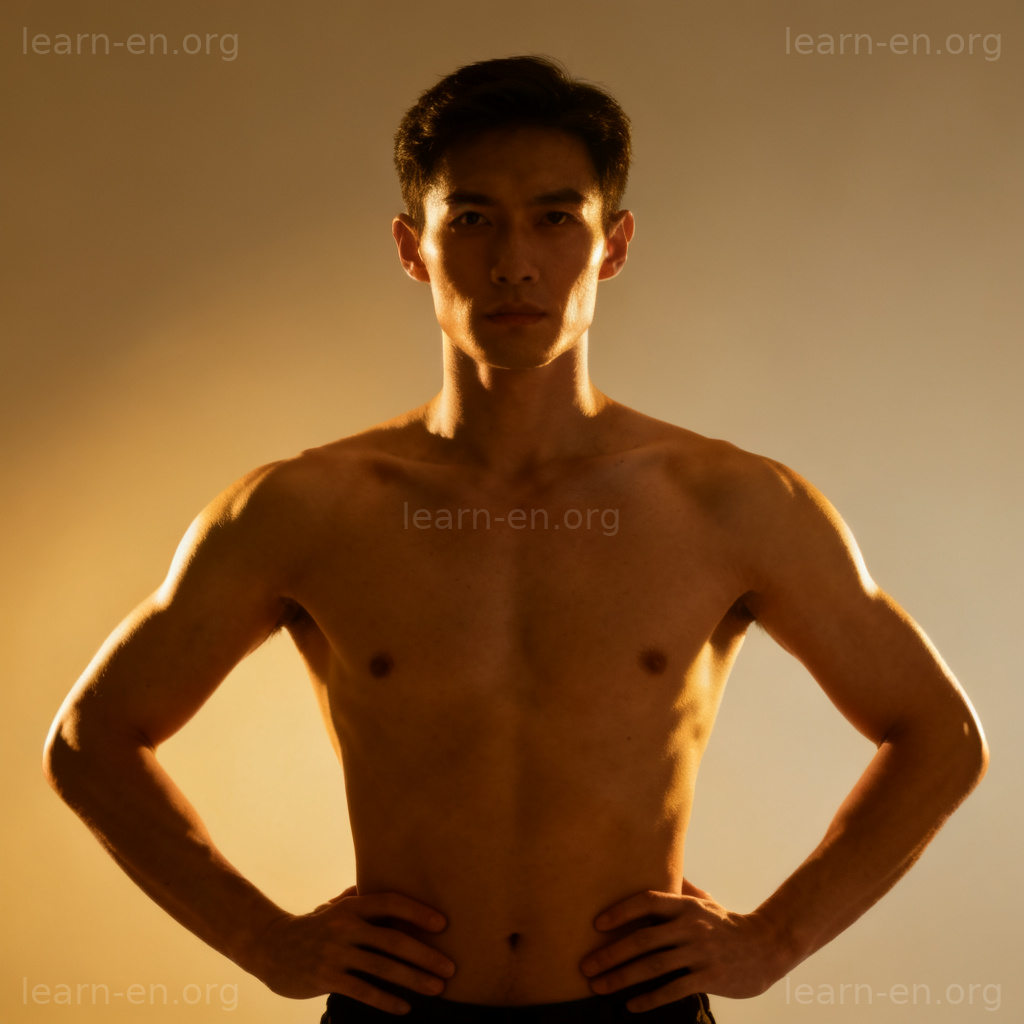 hands on hips 双手叉腰姿势图解：自信站立场景