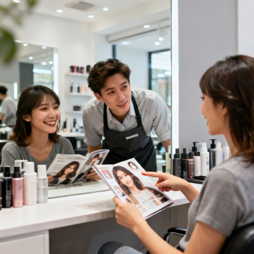 How much for a perm? 图片