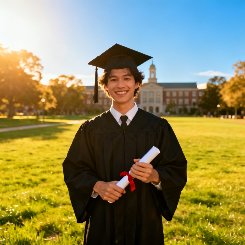 I can't wait to wear my graduation gown 图片