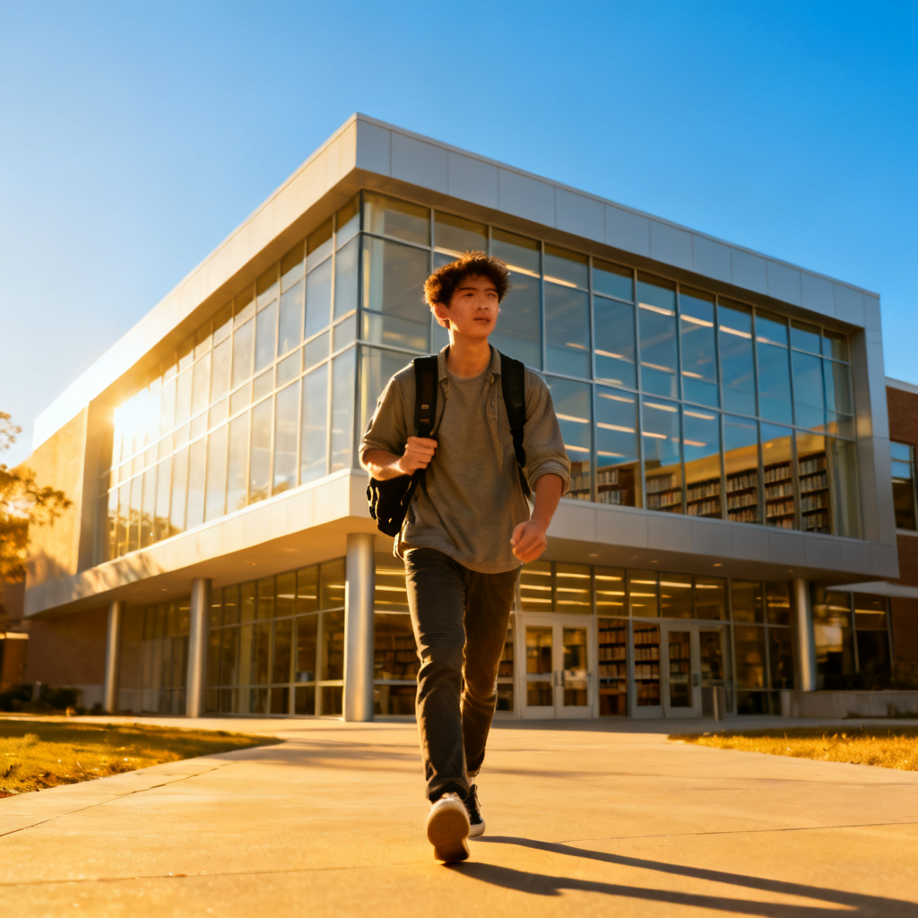 I'm going to the library to study 图片