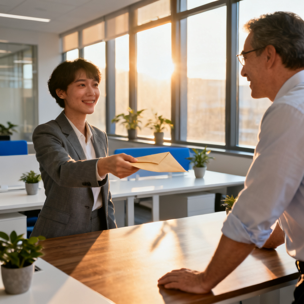 I'm handing in my resignation 图片