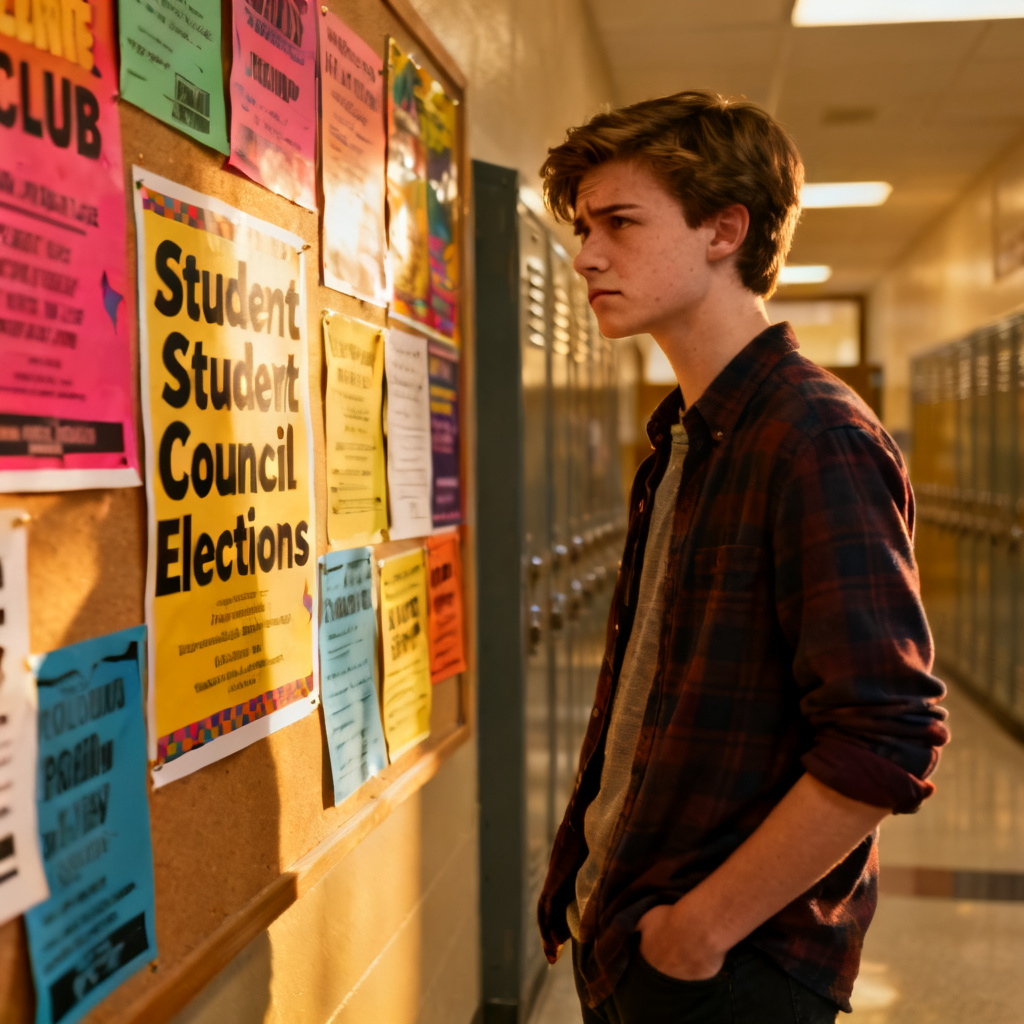 I'm thinking about joining the student council 图片