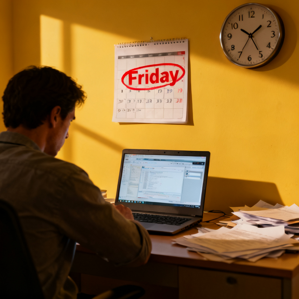 I need to finish this report by Friday 图片