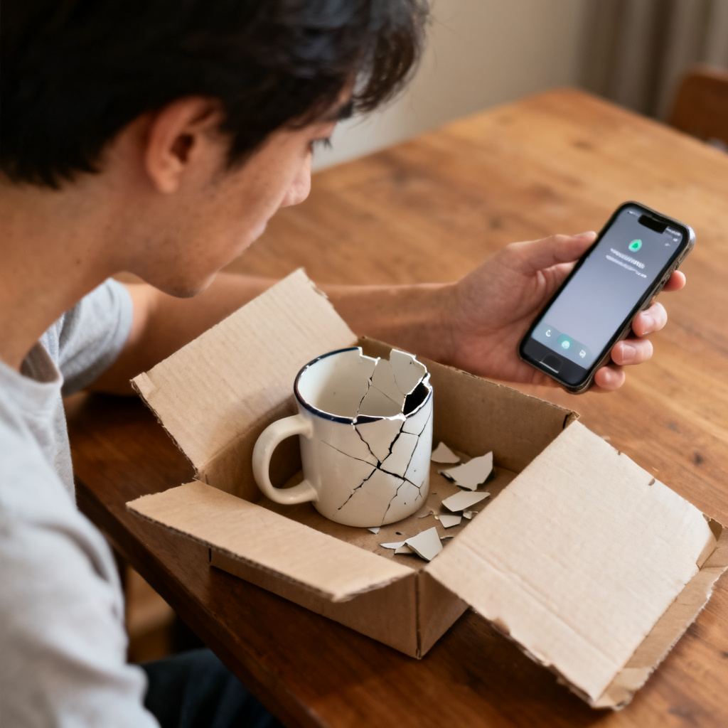 I received a damaged item 图片