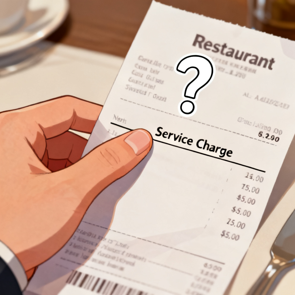 Is the service charge included? 图片
