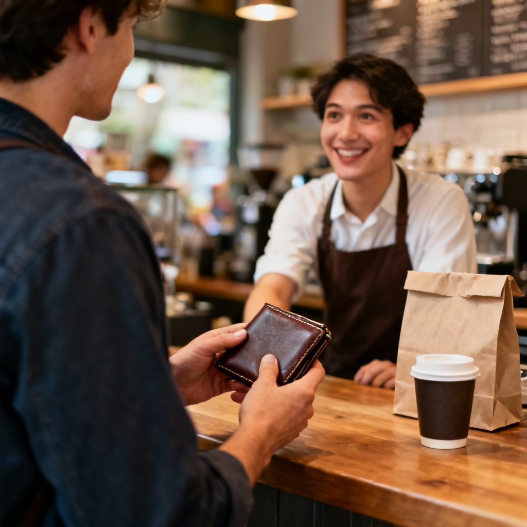 Is this for here or to go? 图片