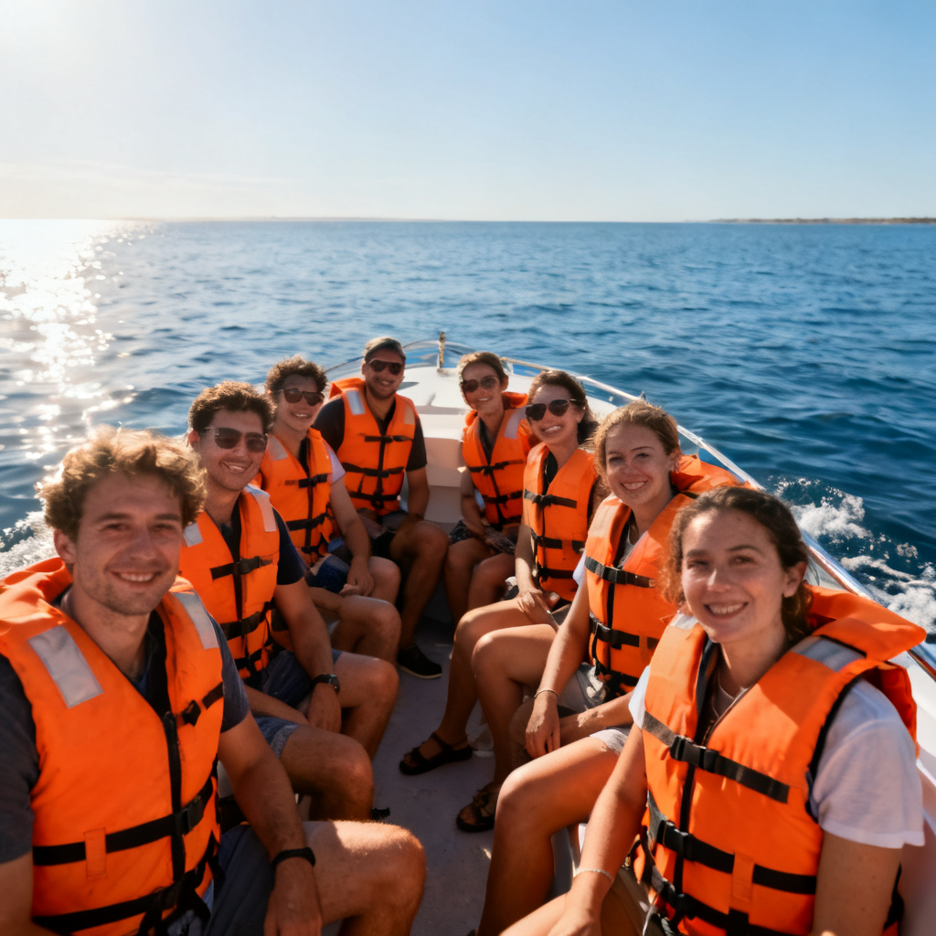 Keep your life jacket on at all times 图片