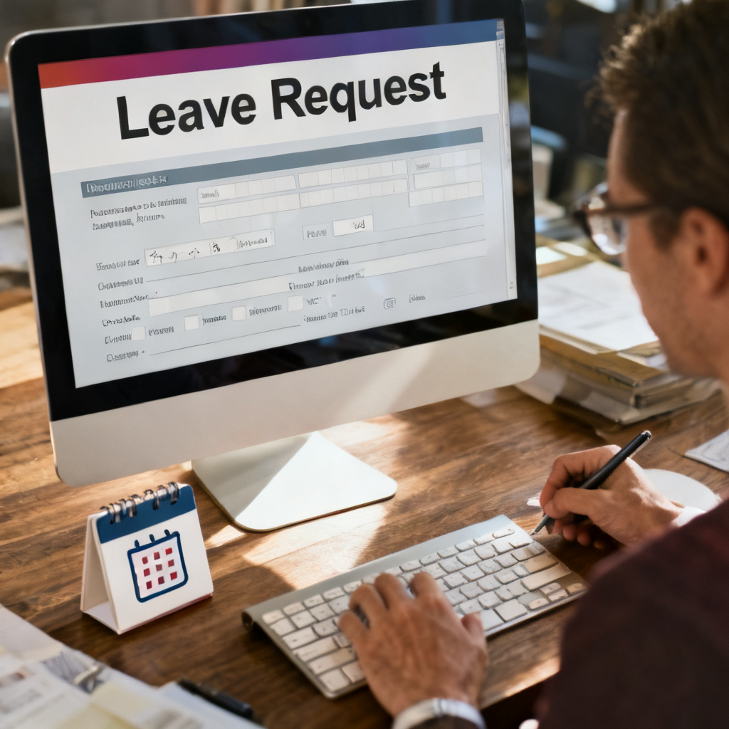 Leave request form 图片