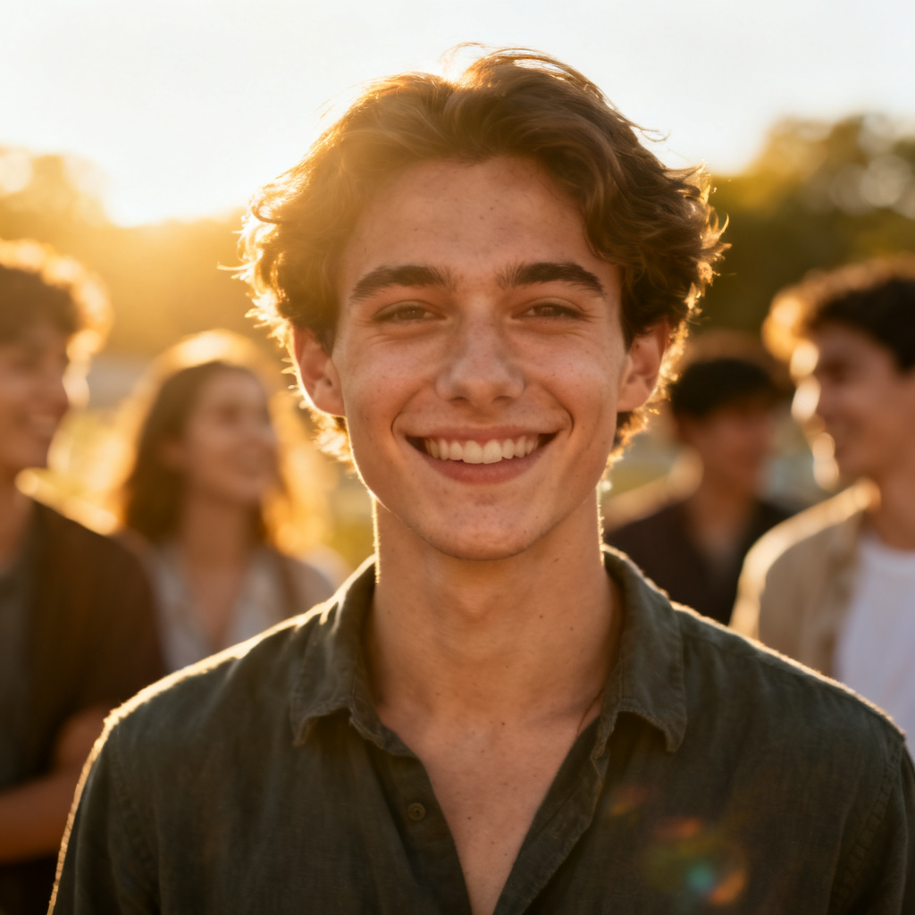 Look at the camera 图片