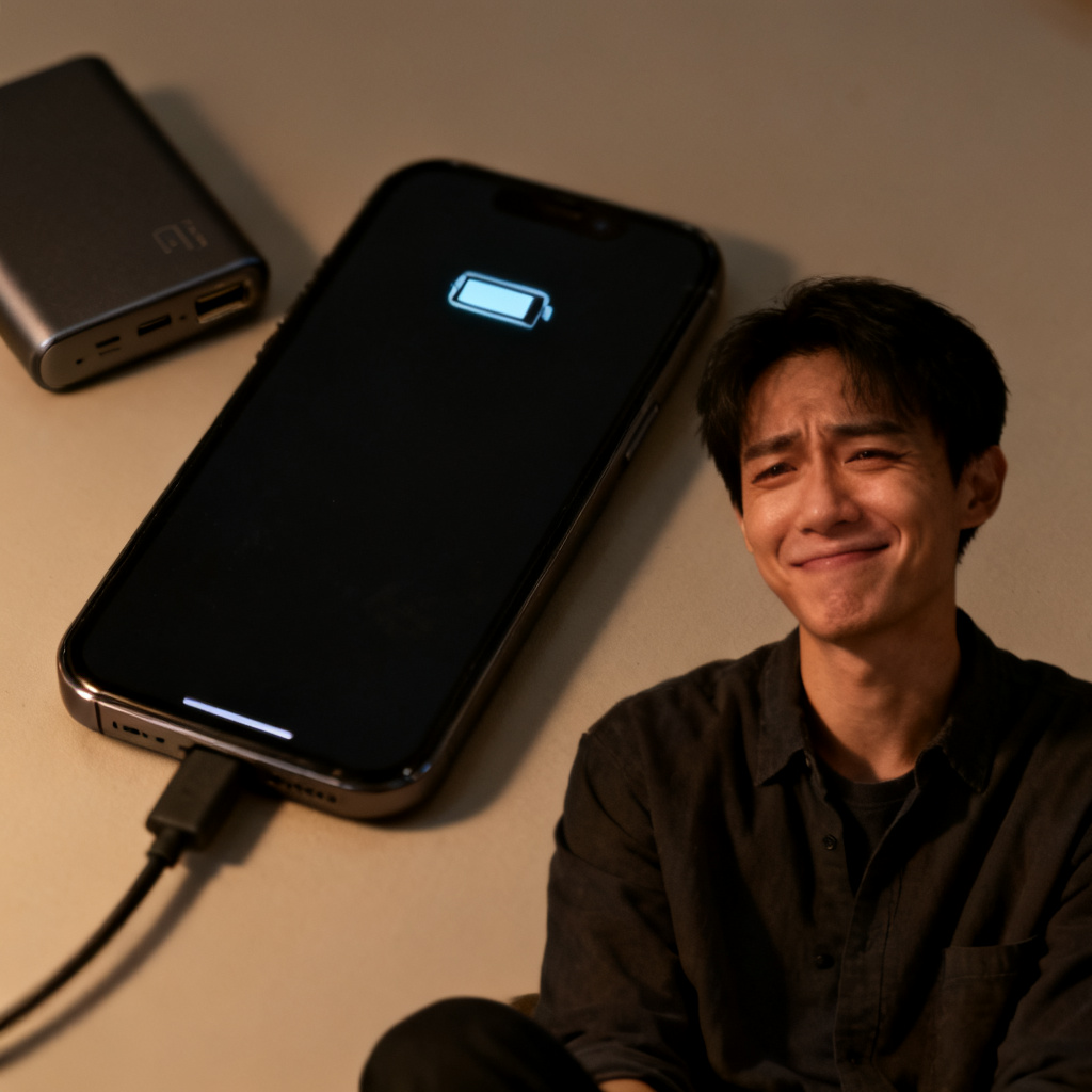 My phone died 图片