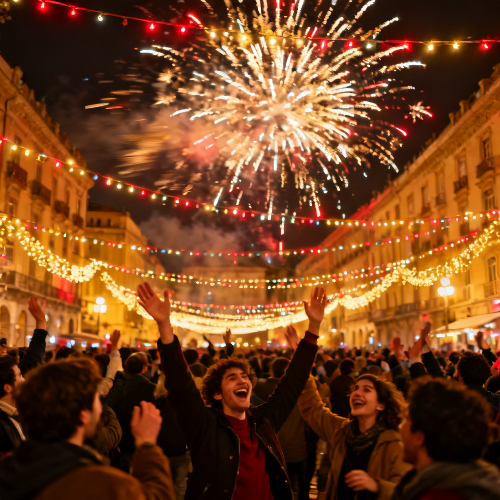 New Year celebration 图片