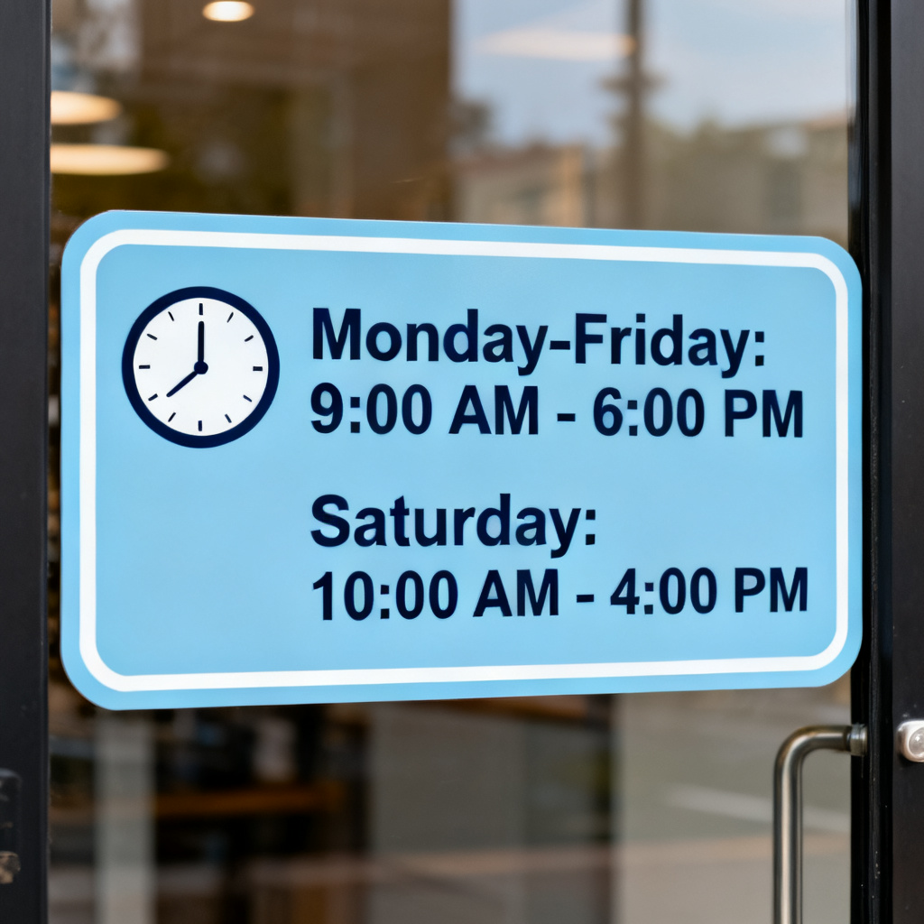 Opening hours 图片