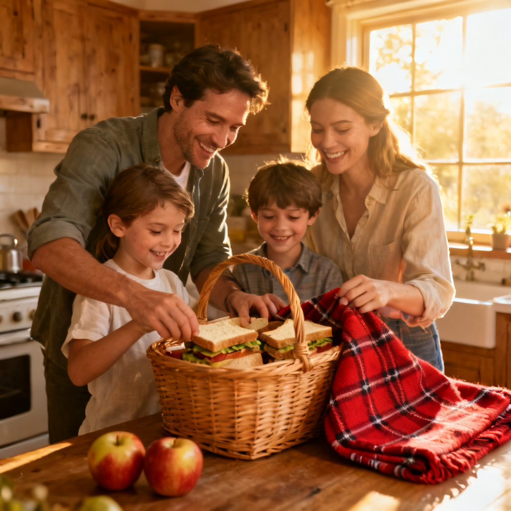 Pack the picnic basket 图片