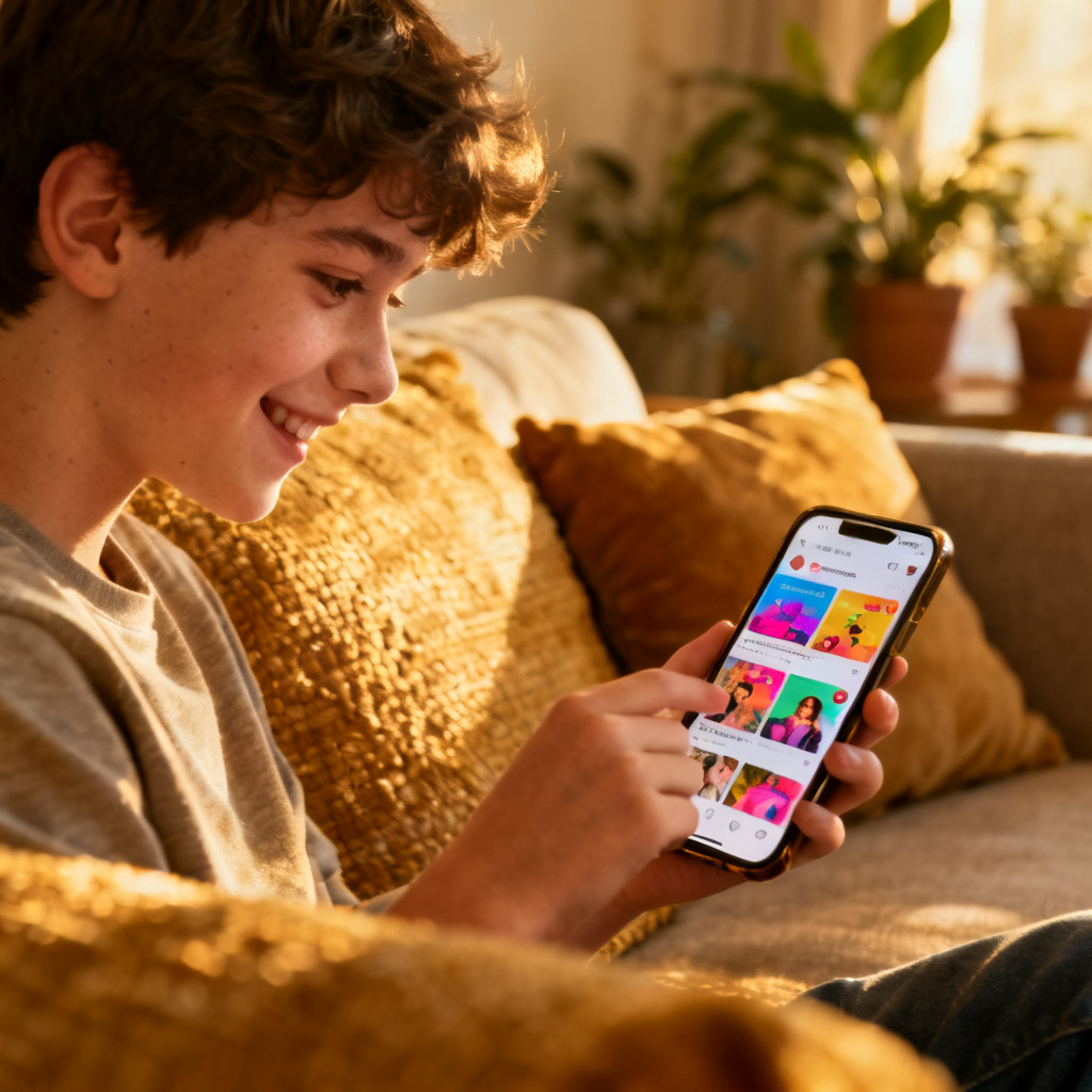 Scroll through feed 图片