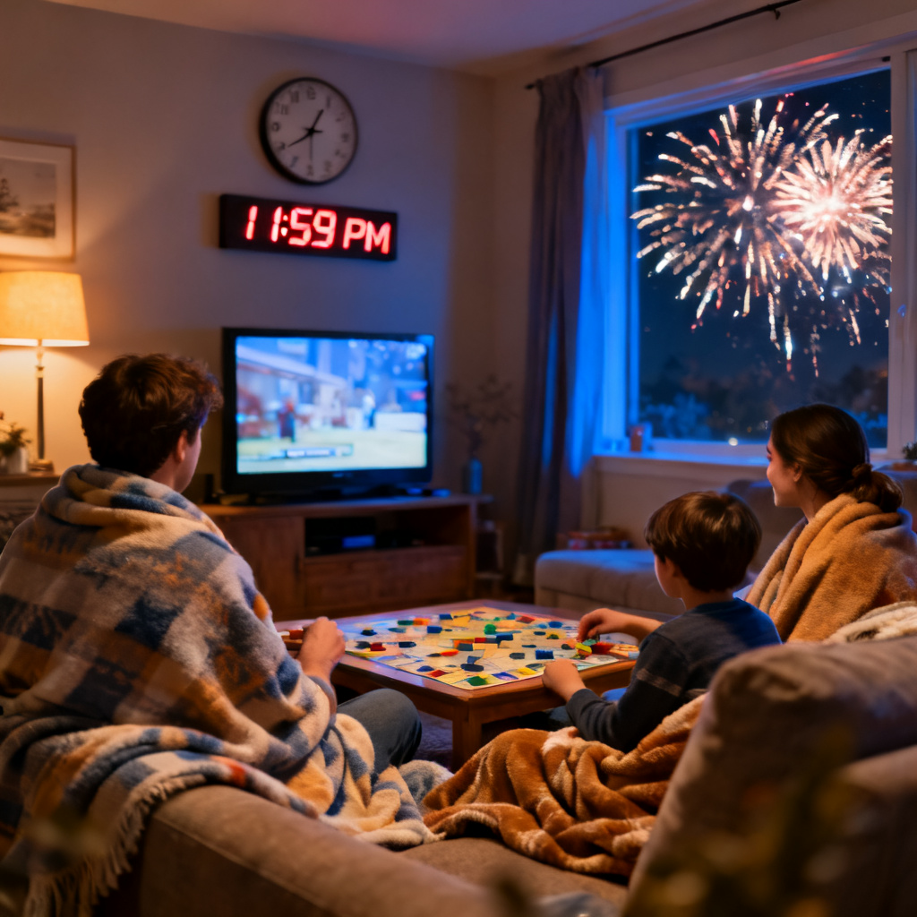 Stay up late on New Year's Eve 图片