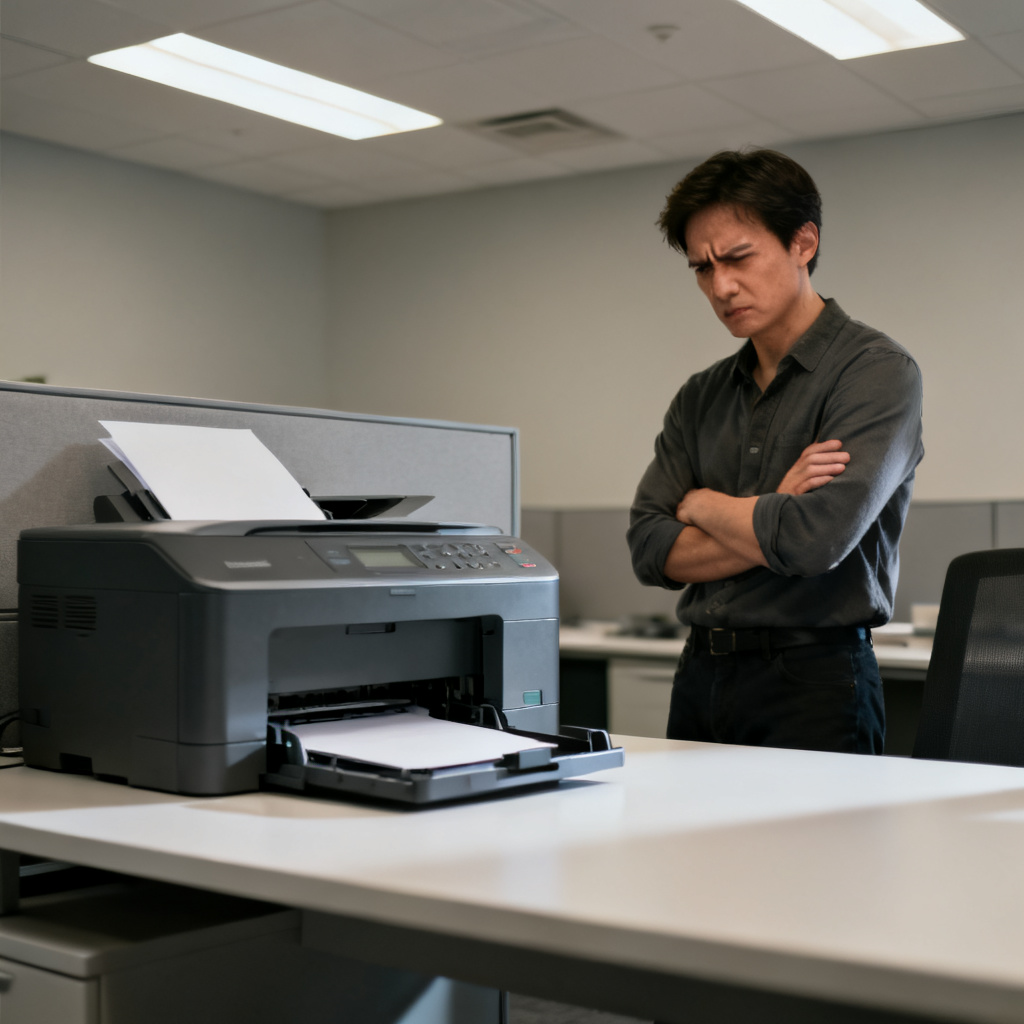 The printer is out of paper 图片