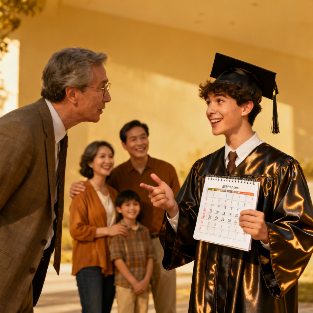 When is the graduation ceremony? 图片