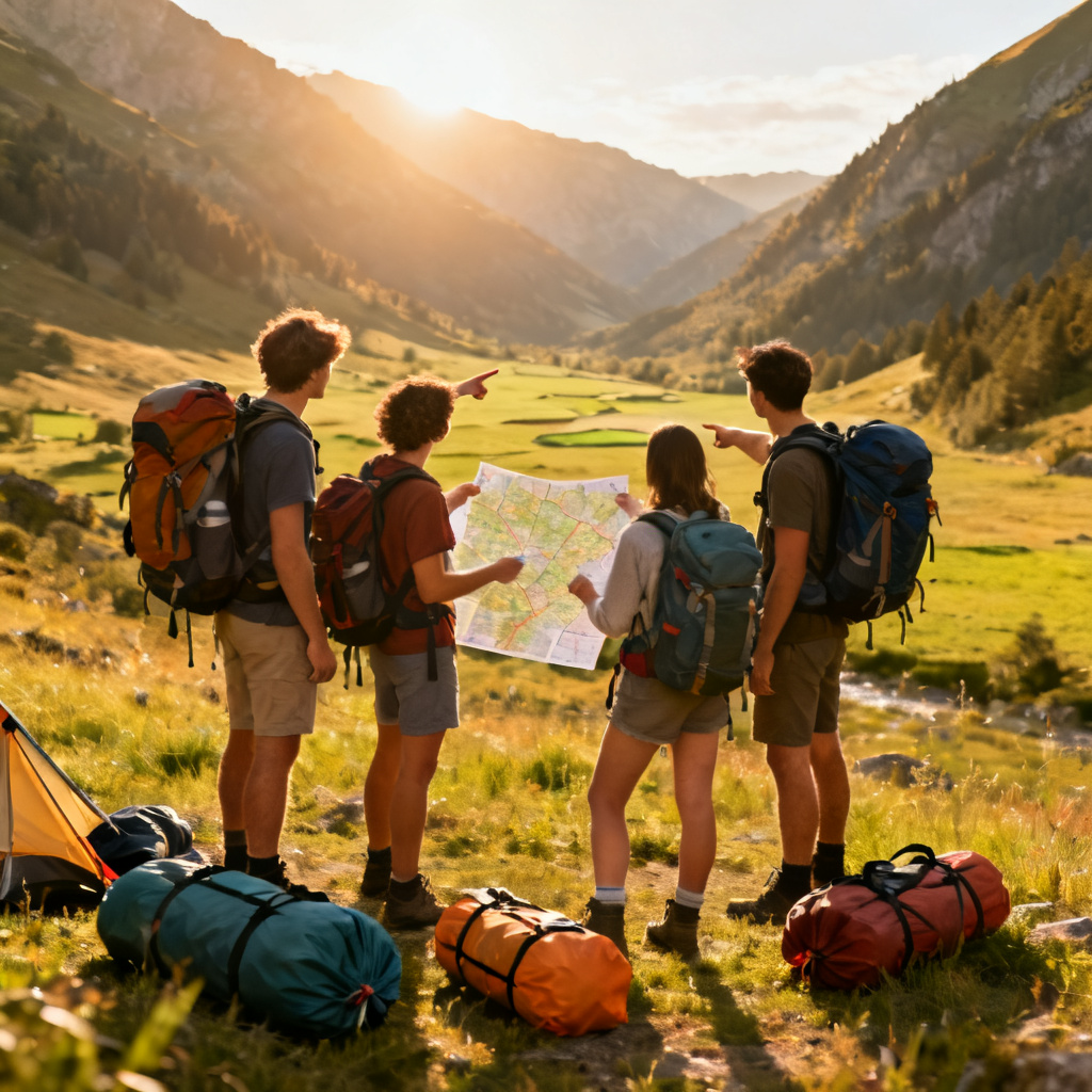 Where's the best spot to pitch the tent 图片