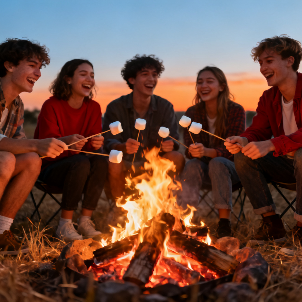 Who wants to roast marshmallows 图片