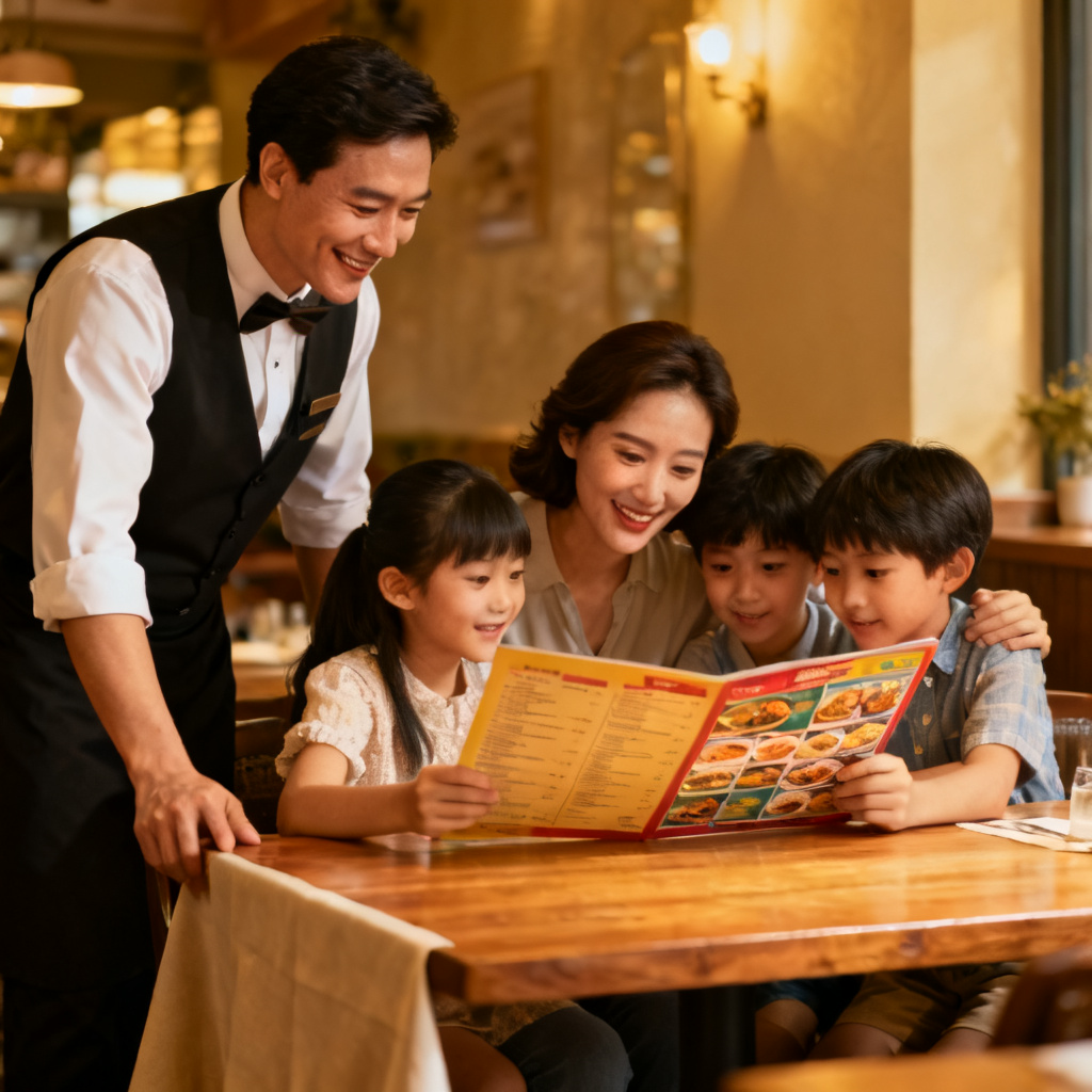 Would you like a few more minutes with the menu? 图片