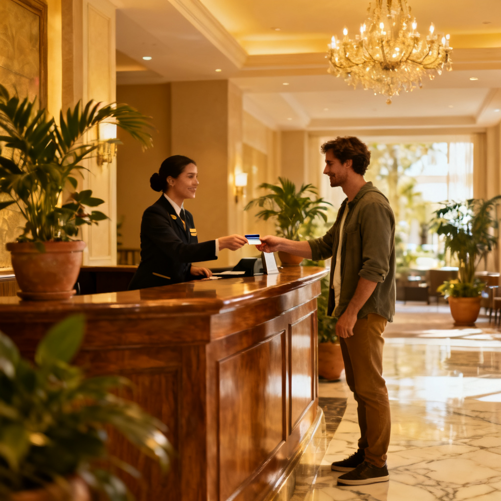 You can pay at the front desk 图片