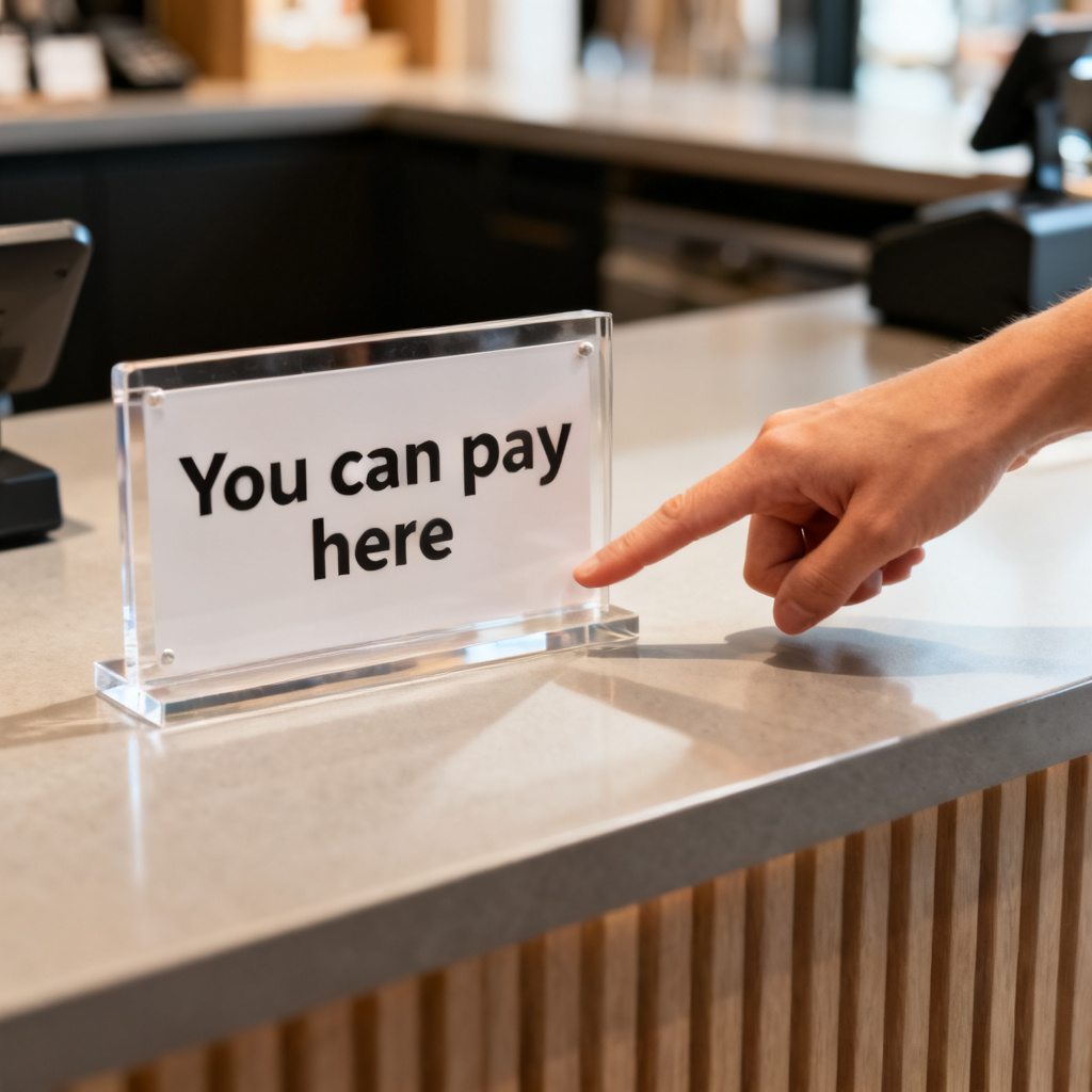 You can pay here 图片