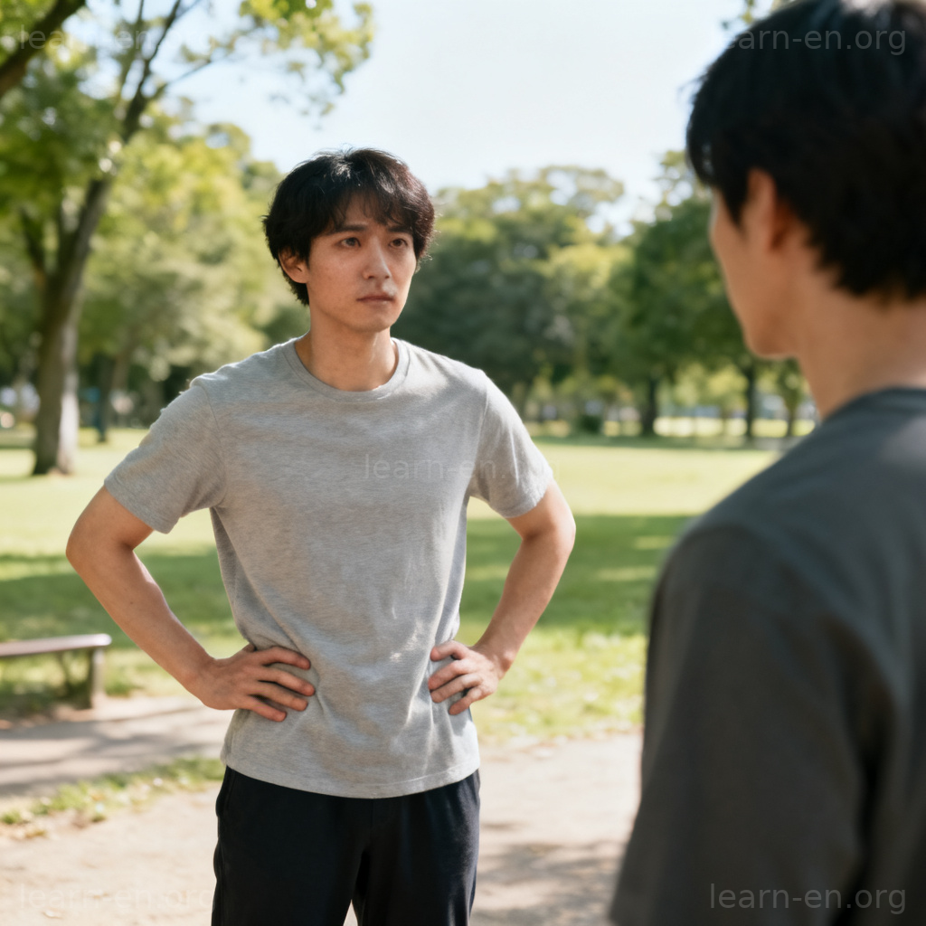 Assert yourself: person standing up for rights firmly