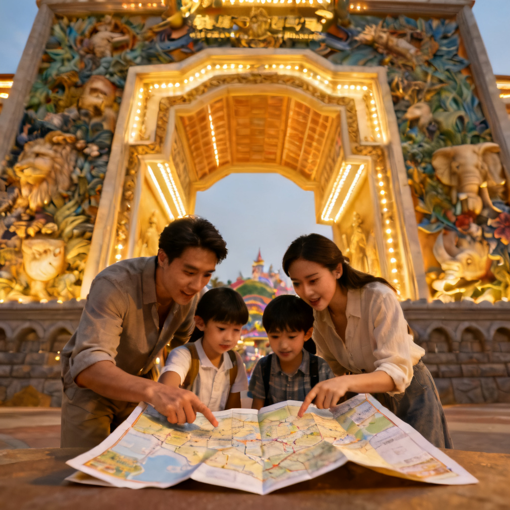 at the entrance gate 图片