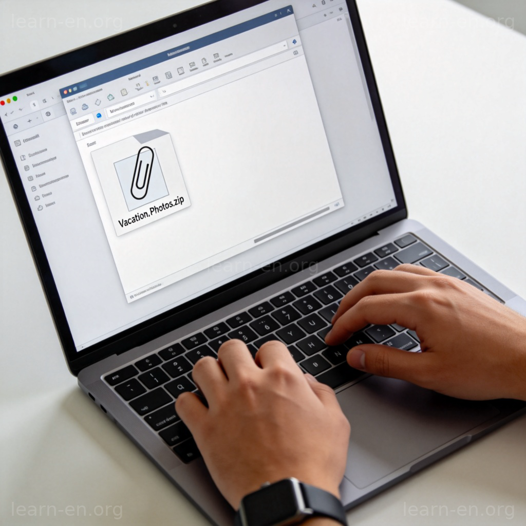 attachment 附件含义图解：电脑邮件添加文件