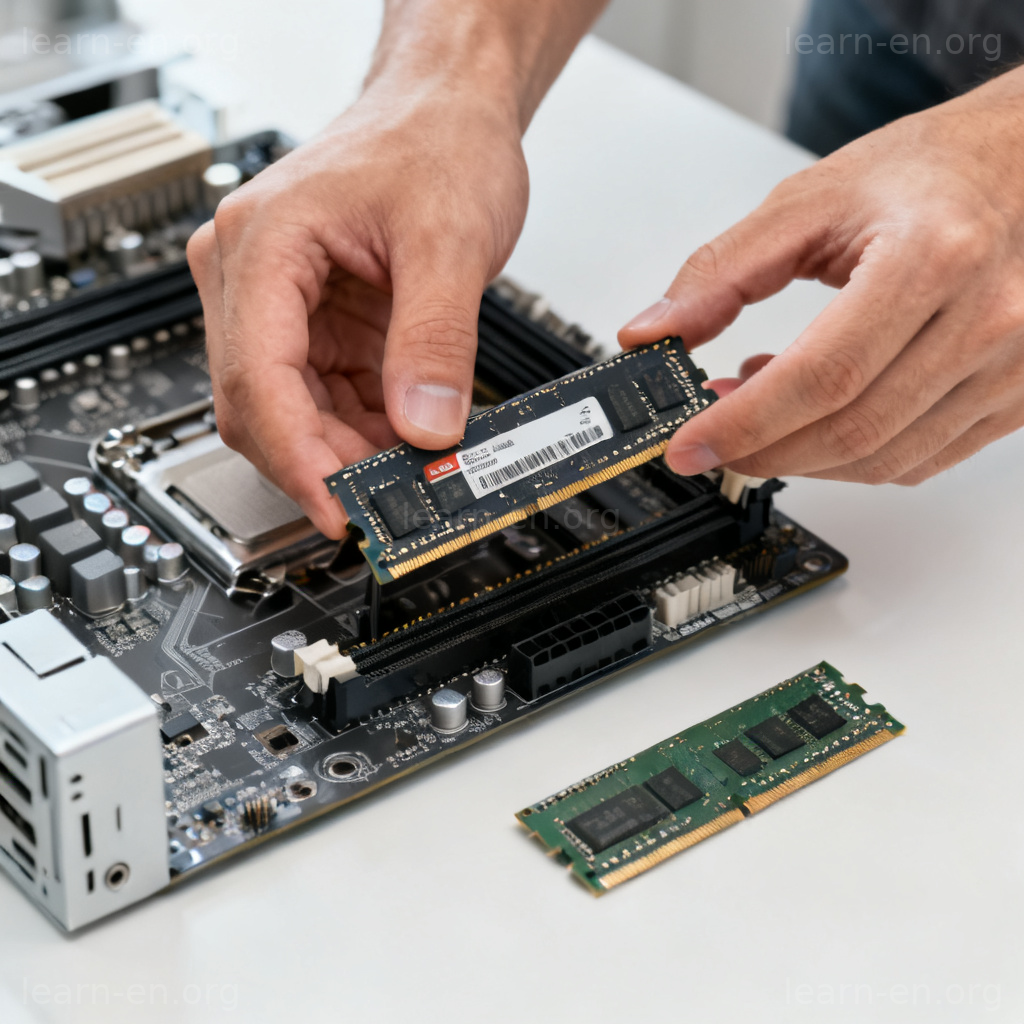 Augment computer performance by upgrading RAM memory