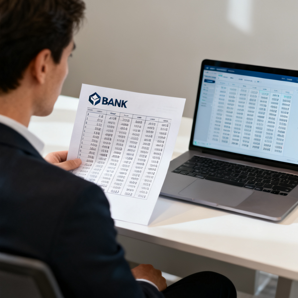 bank statement 图片