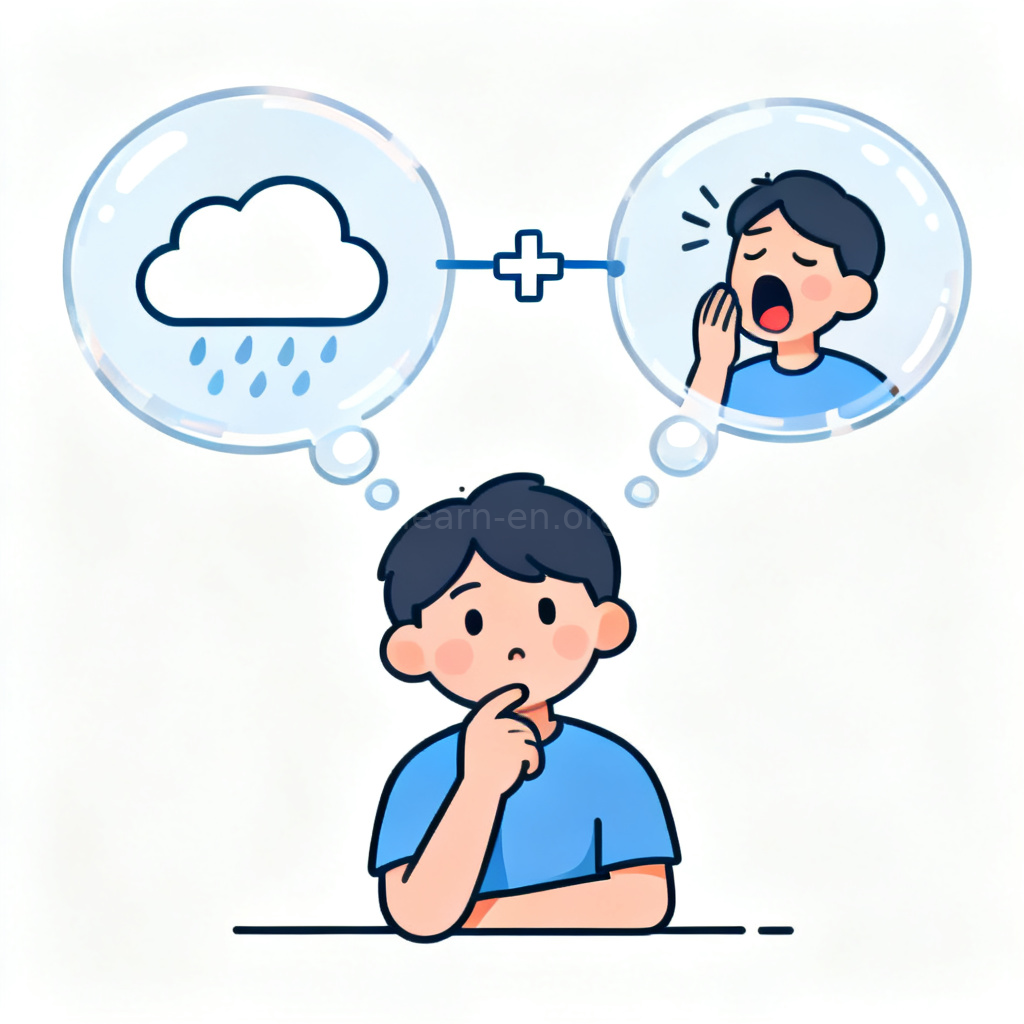 besides副词图解：用气泡展示补充另一个理由的思维过程