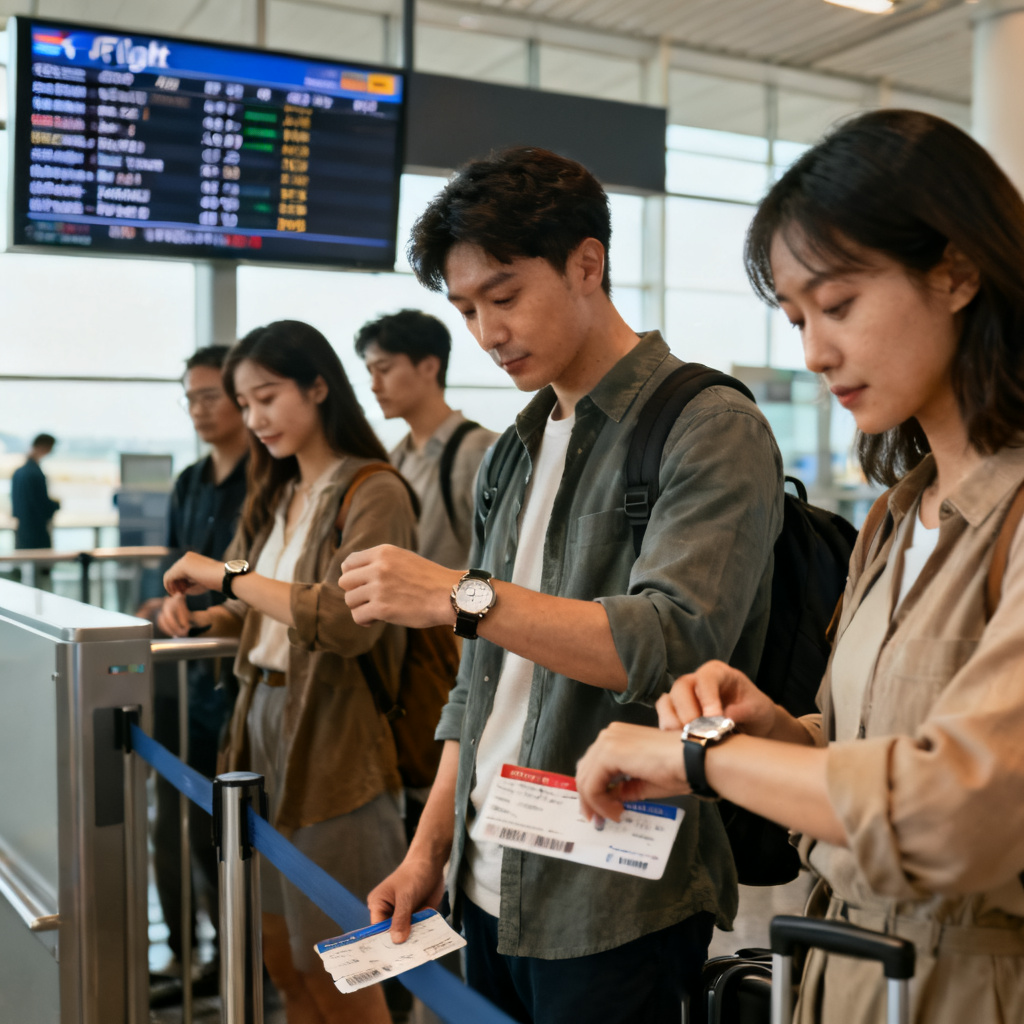 boarding time 图片