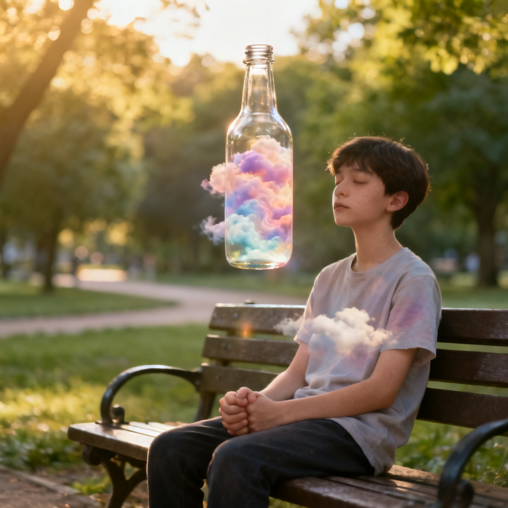 bottle up emotions 图片