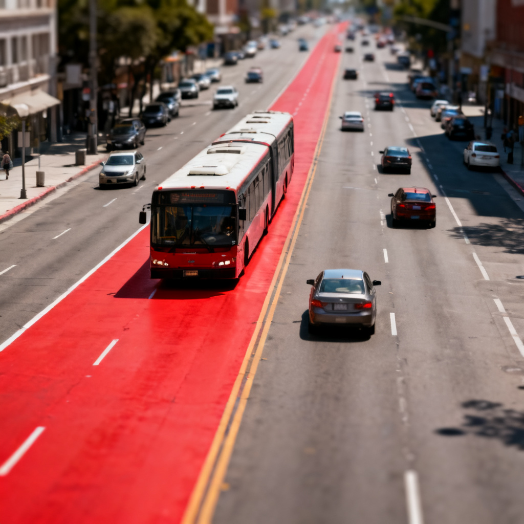 bus lane 图片