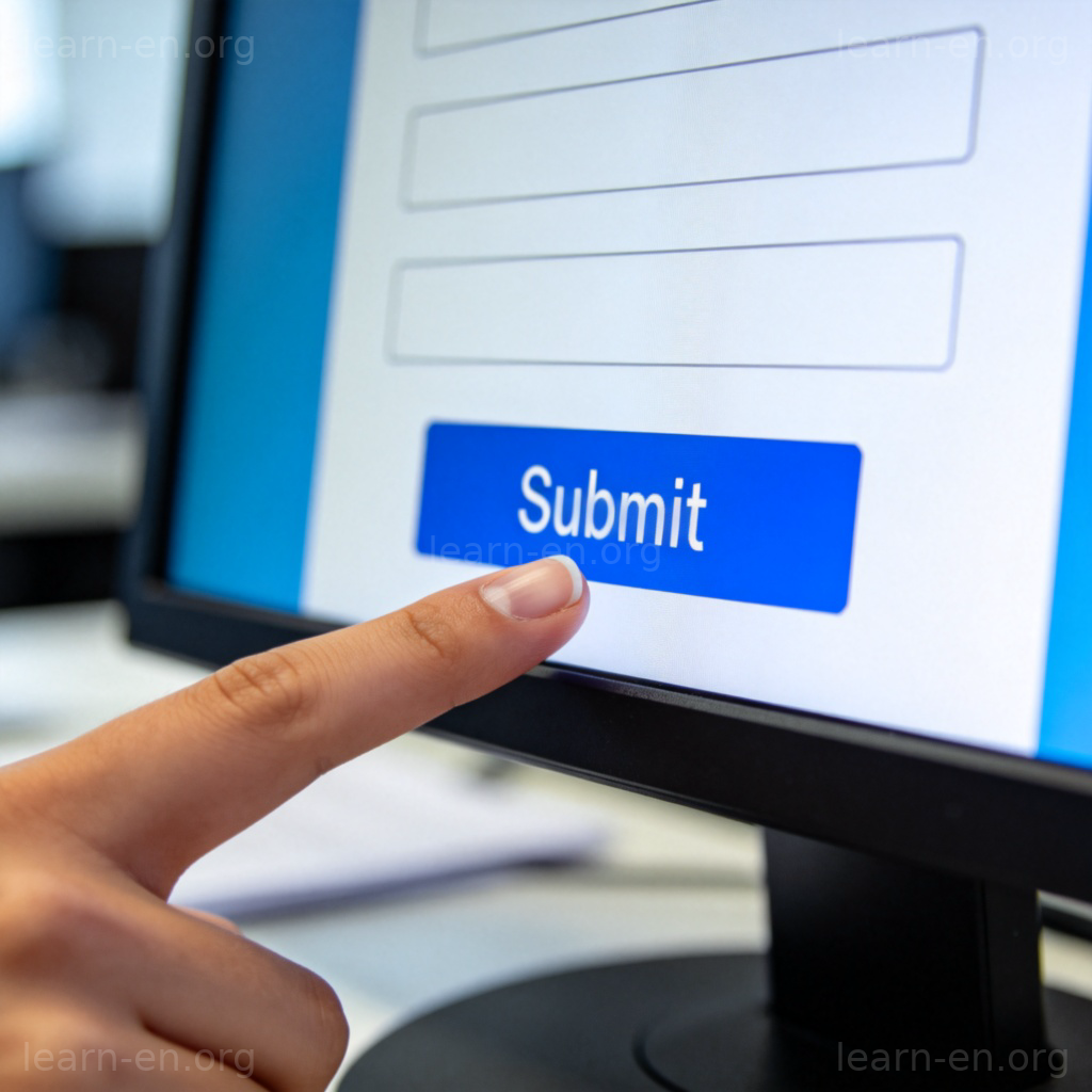 button 按钮含义图解：点击提交按钮场景