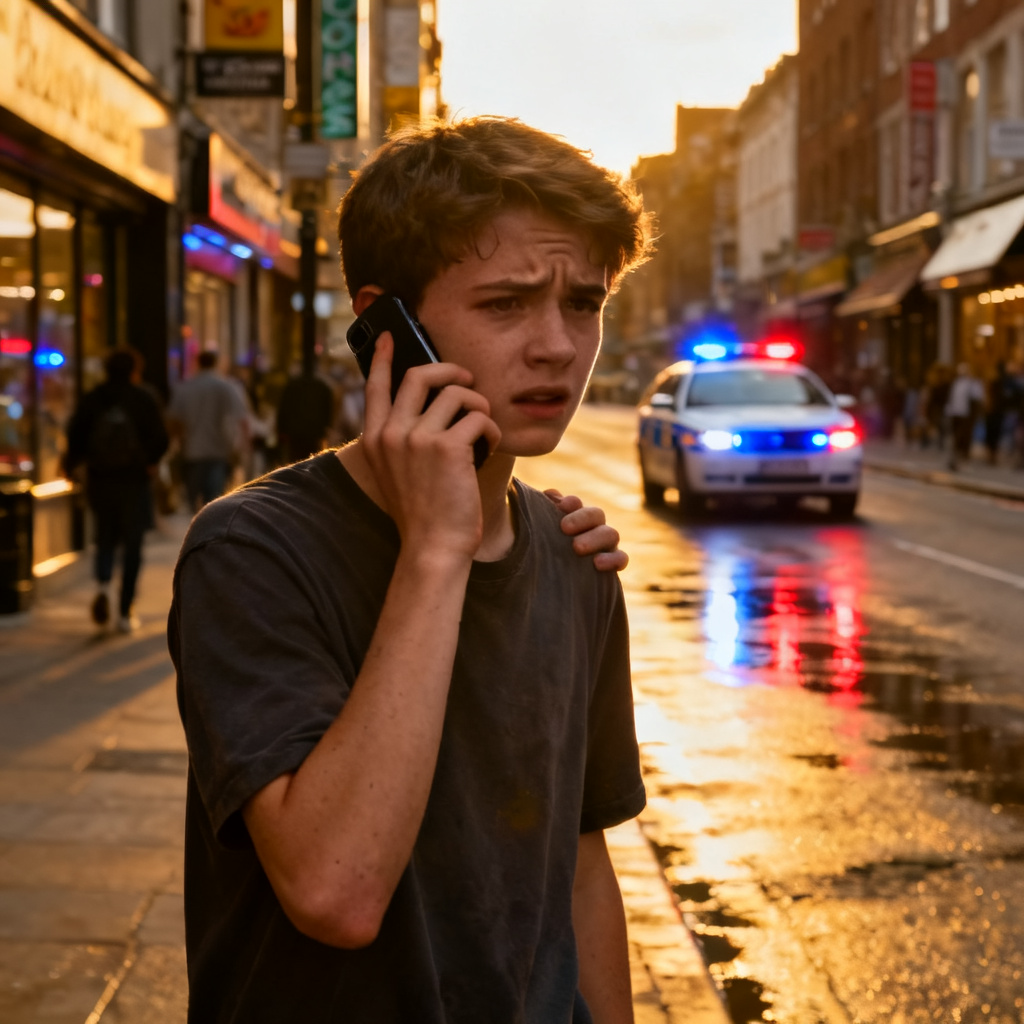 call the police 图片