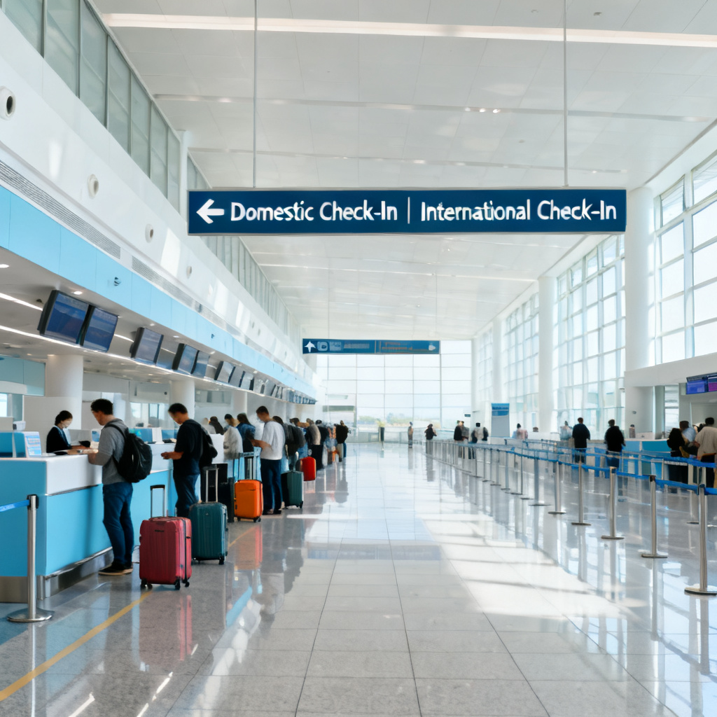 check-in counter 图片