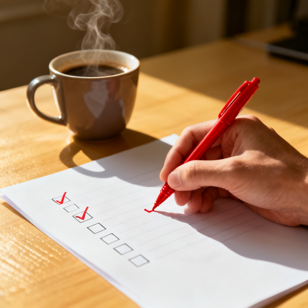 check off items 图片