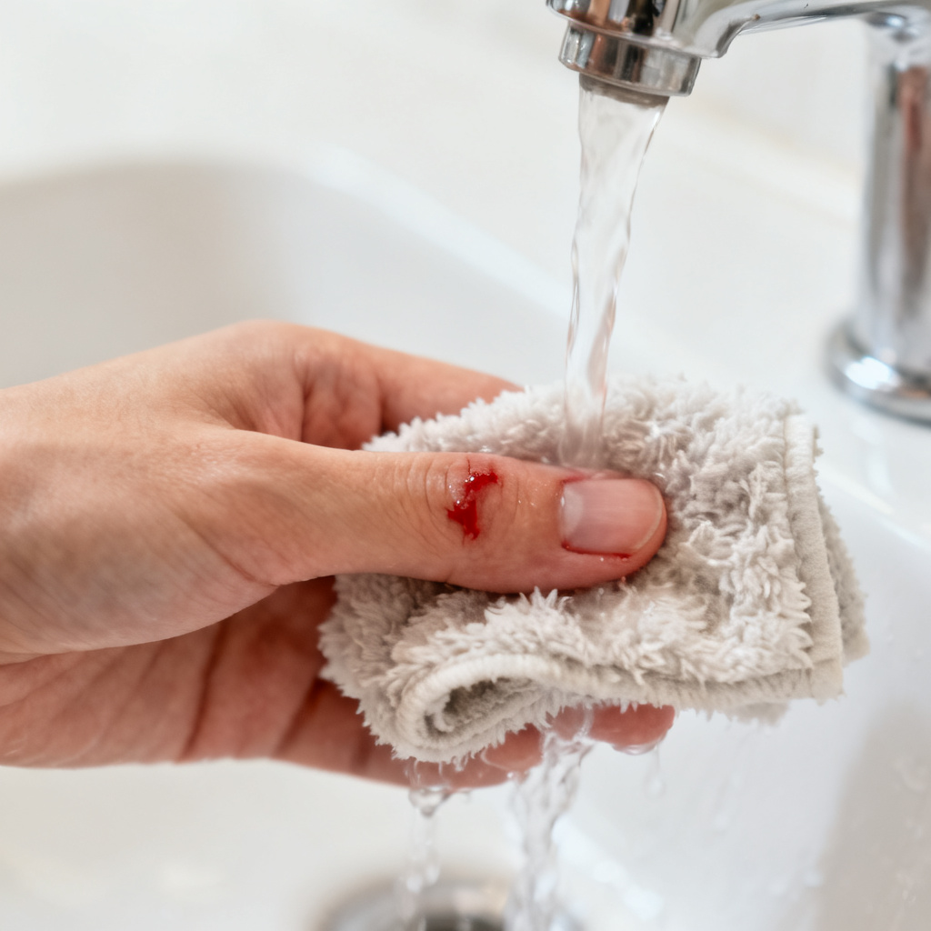 clean the wound 图片